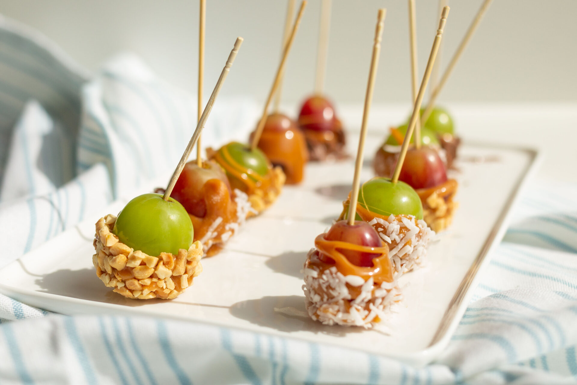Caramel Covered Grapes
